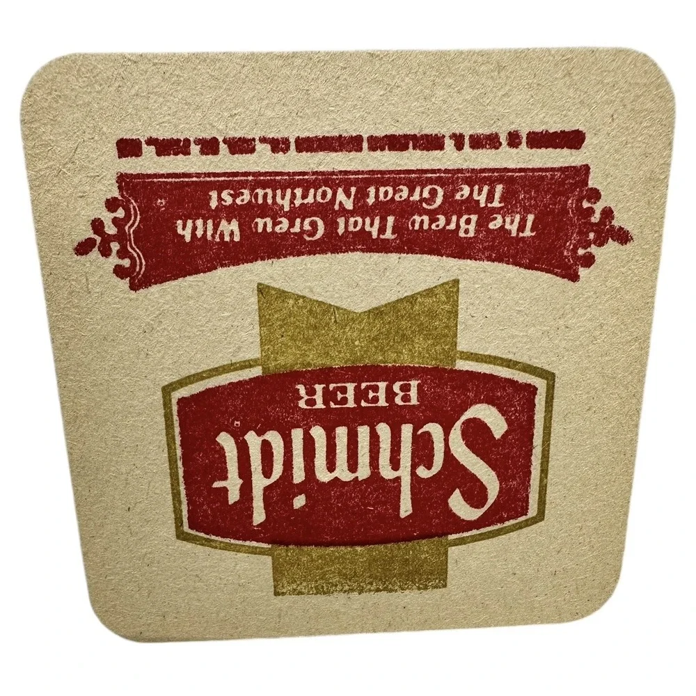 40 Vintage Stack SCHMIDT BEER‎ NOS Beer Bar Pub Drink Coasters Heileman Brewing